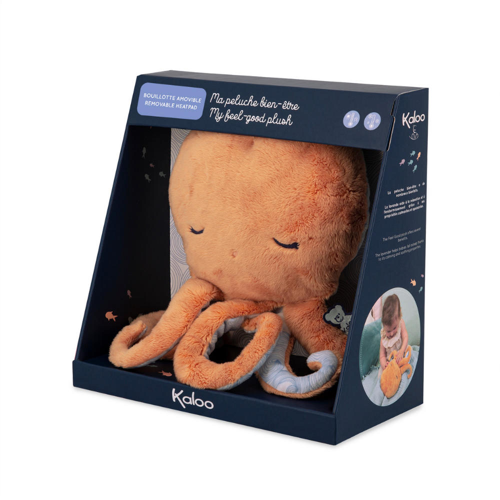 Kaloo - Wellness Soft Toy with Hot & Cold Pack - Octopus - 28cm - Image 4