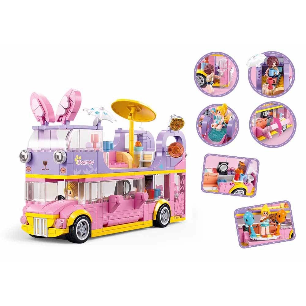 Sluban Building Set: Girls Dream - Music RV - 412pcs - Image 2