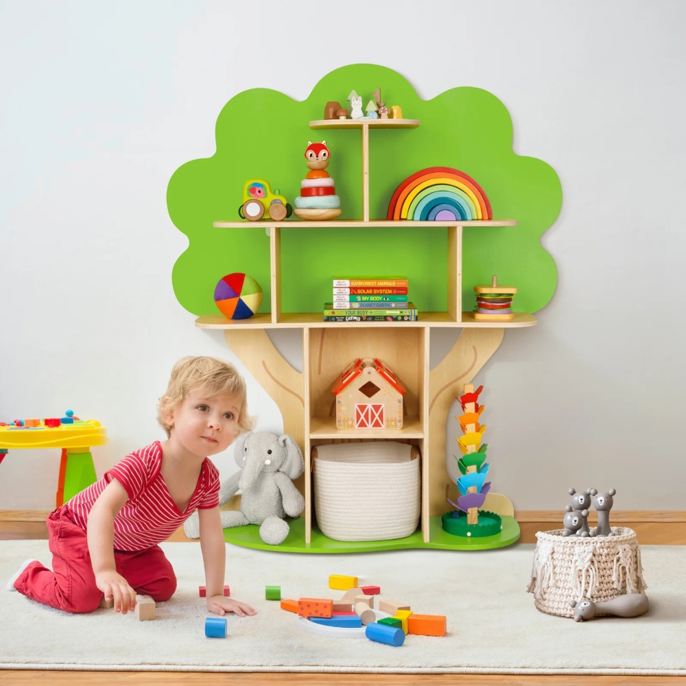 TookyToy - Tree Bookshelf for Kids Reading Nook - Image 8