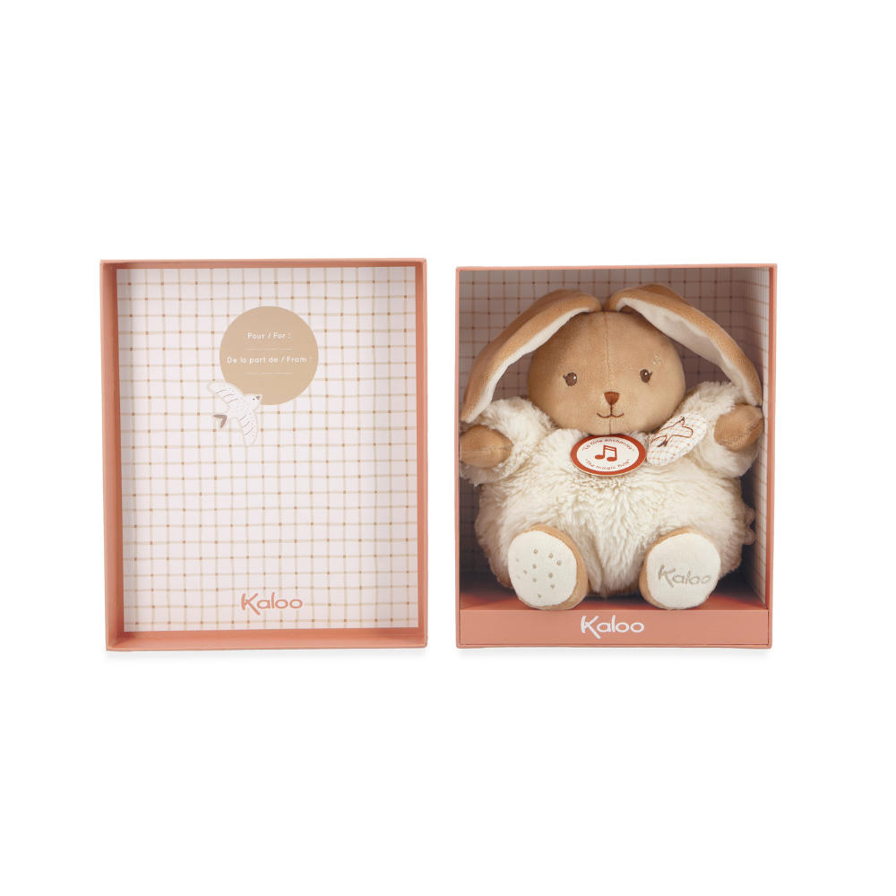 Kaloo - Musical Soft Toy - Cream Rabbit Patapouf - 17cm - Image 7