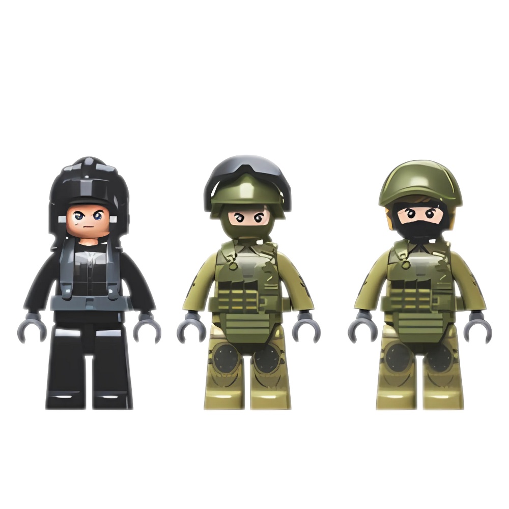 Sluban Building Set: Model Bricks - BMD-2S 2-in-1 Tank - 530 Pieces - Image 3