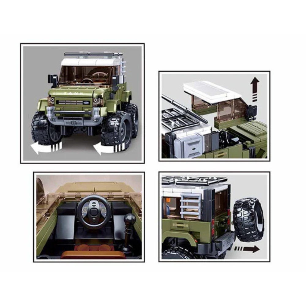 Sluban Building Set: Model Bricks - ORV SUV - 317pcs - Image 4