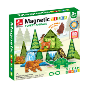 Magnetic Tiles - Forest Animals Set - 30 Pieces