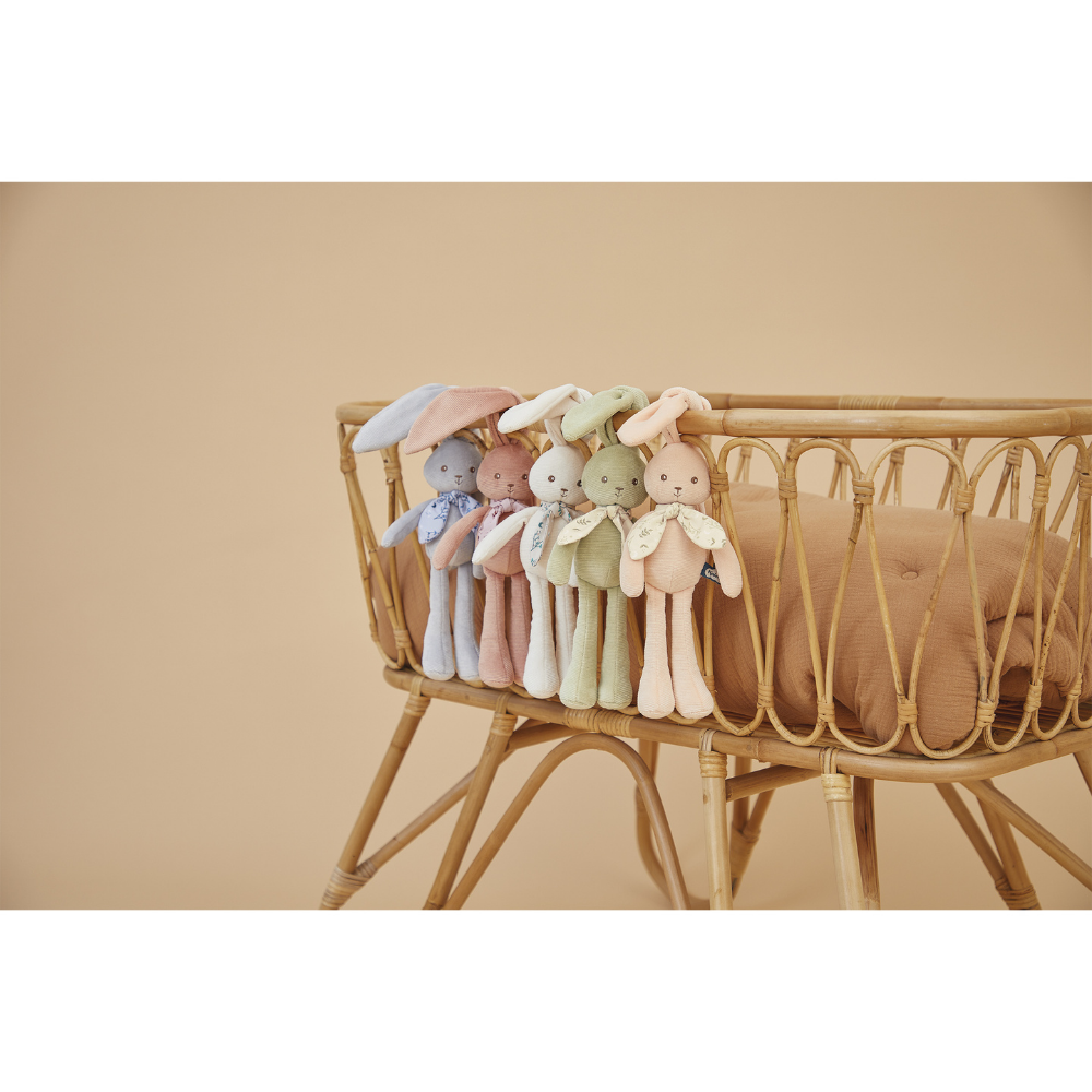 Kaloo - Soft Toy - Peach Rabbit Puppet - 25cm - Image 3