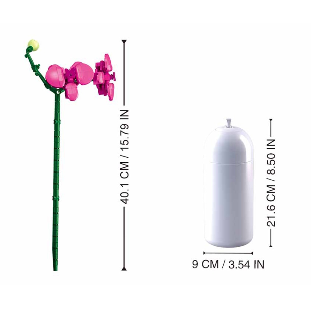 Sluban Building Set: Pleyerid - Flowers - Orchid - 261 Pieces - Image 4