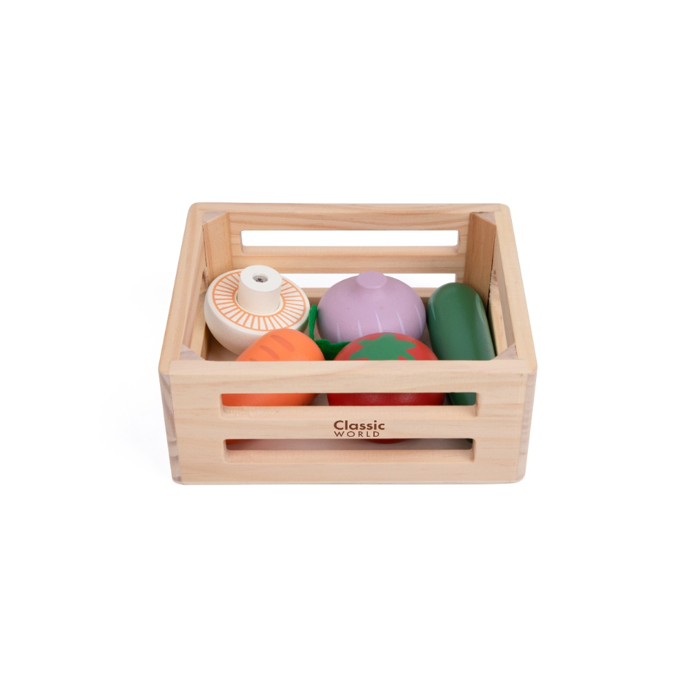 Classic World - Pretend & Play - Vegetable Basket - Image 3