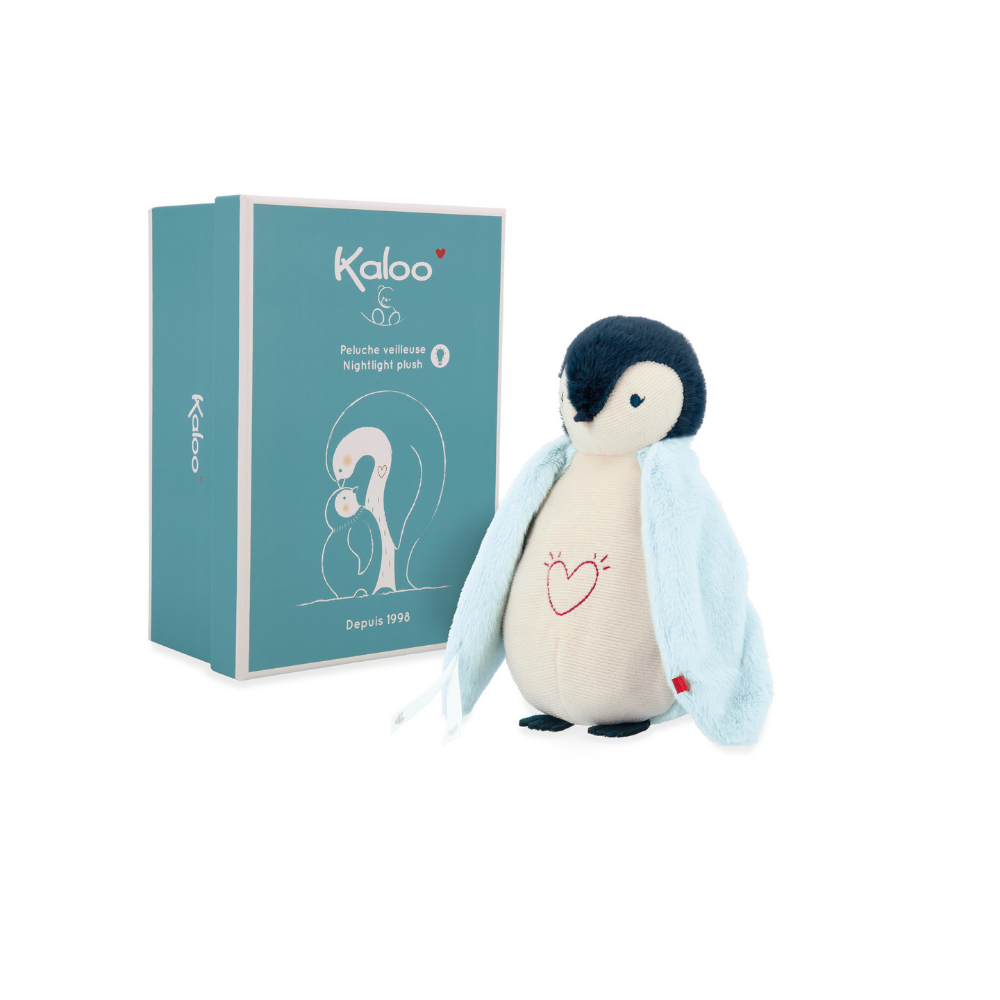 Kaloo - Blue Penguin Night Light Soft Toy