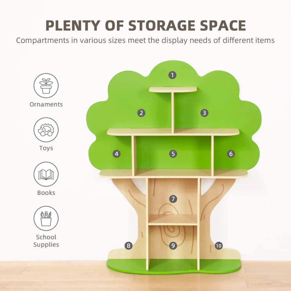TookyToy - Tree Bookshelf for Kids Reading Nook - Image 3