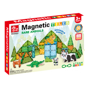 Magnetic Tiles - Rare Animals Set - 65 Pieces