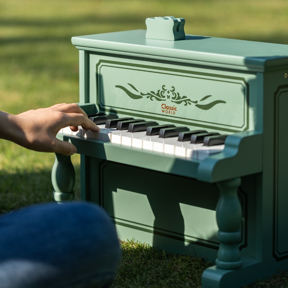 Classic World - Pretend & Play - Wooden Vintage Piano - Image 5