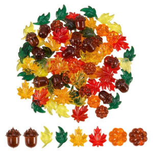 Greenbean - Transparent Leaves Counters - Sensory Learning Toys - 120pcs