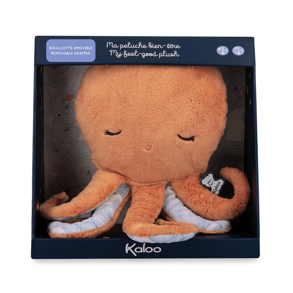 Kaloo - Wellness Soft Toy with Hot & Cold Pack - Octopus - 28cm - Image 5
