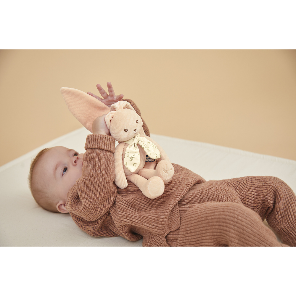 Kaloo - Soft Toy - Peach Rabbit Puppet - 25cm - Image 4