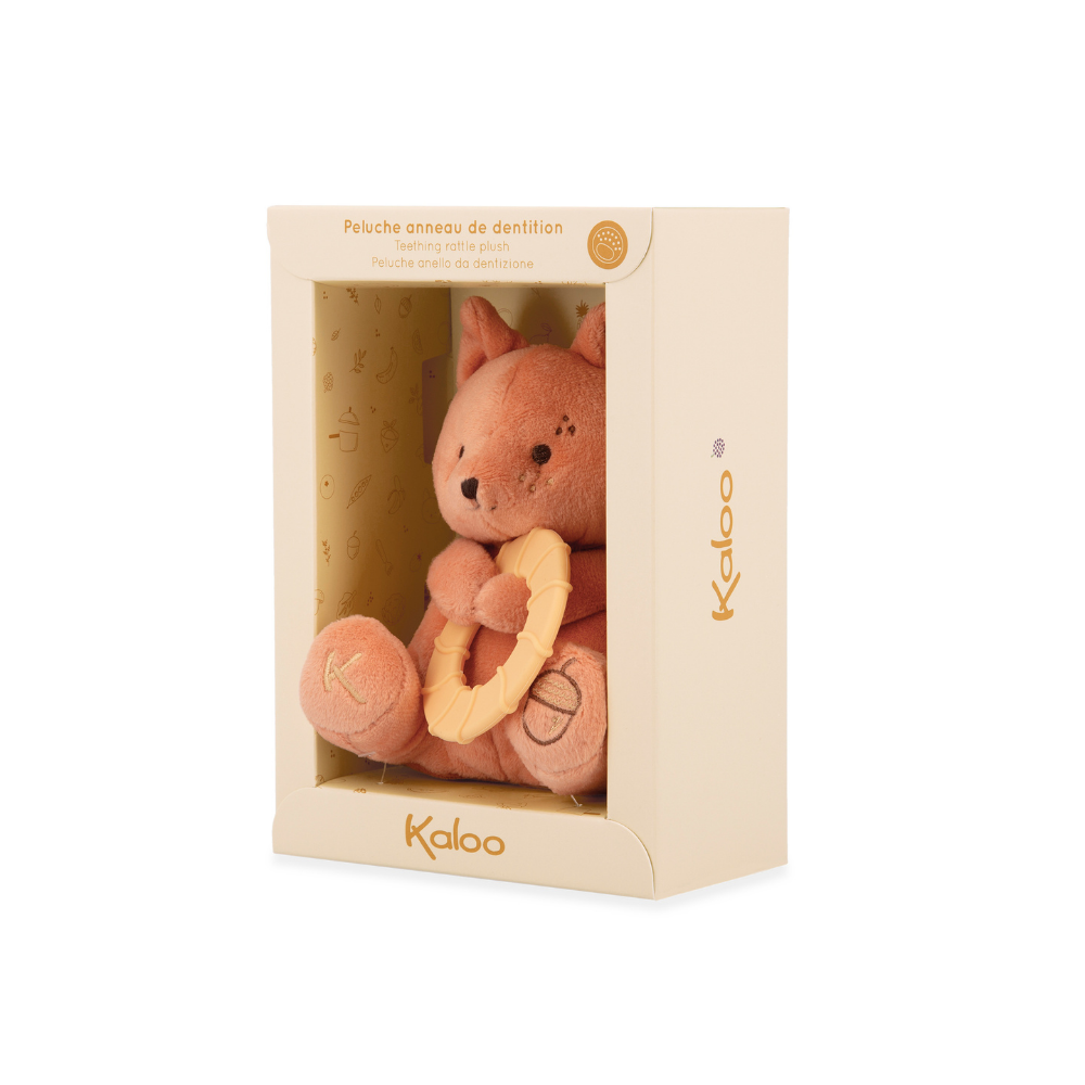 Kaloo - Squirrel Plush Teething Ring - Image 8