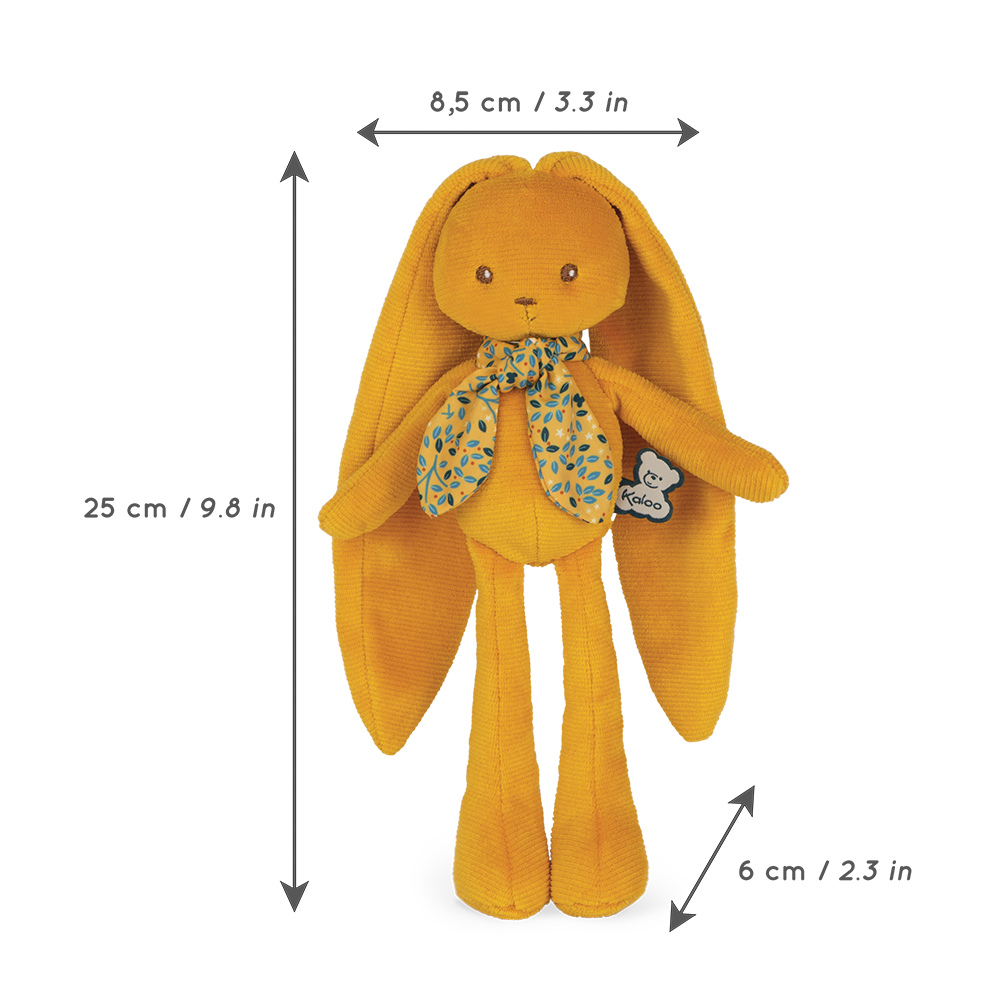 Kaloo - Soft Toy - Ochre Rabbit Puppet - 25cm - Image 7