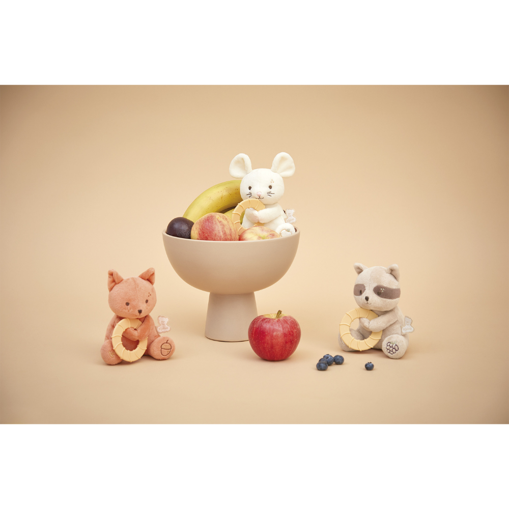 Kaloo - Mouse Plush Teething Ring - Image 4