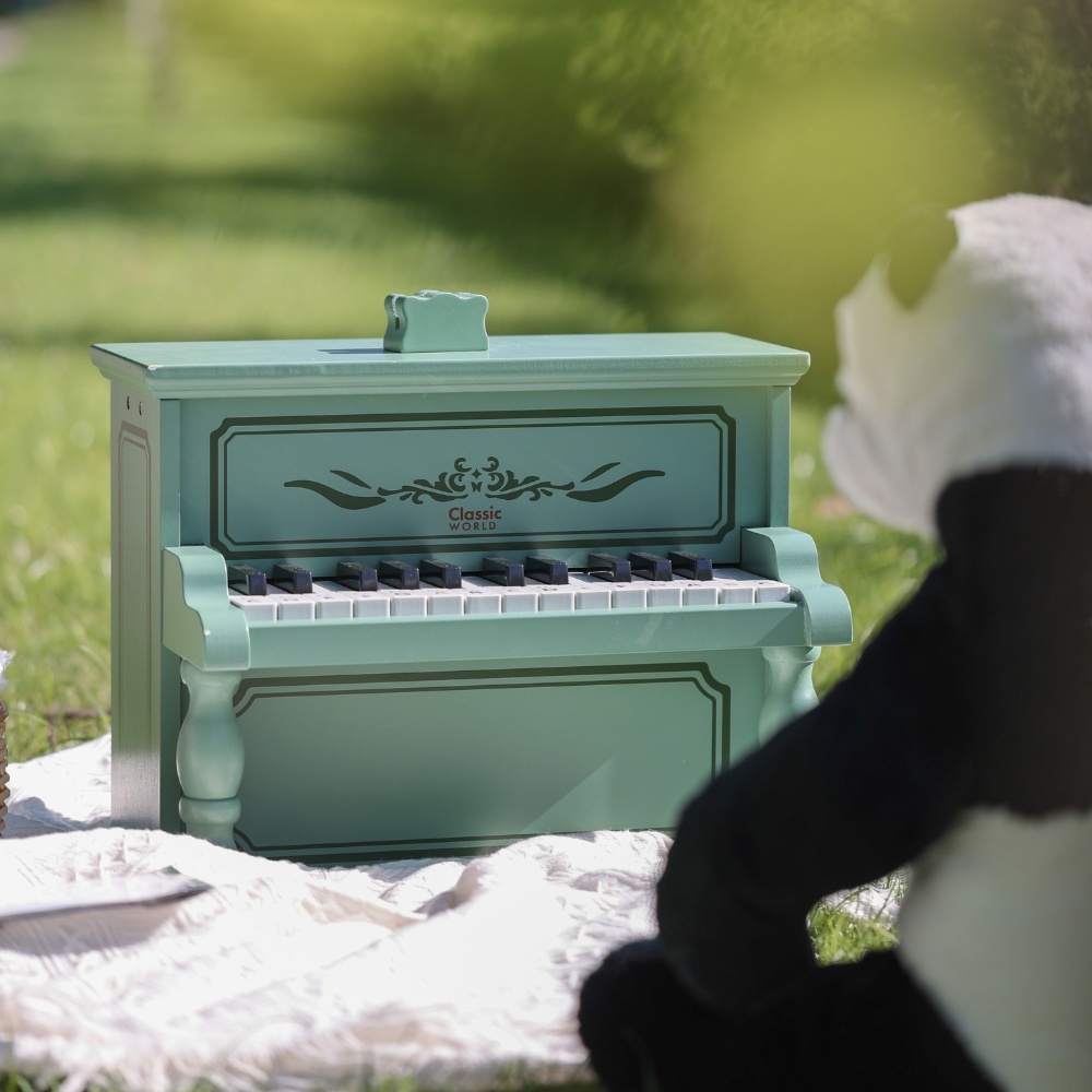 Classic World - Pretend & Play - Wooden Vintage Piano - Image 4