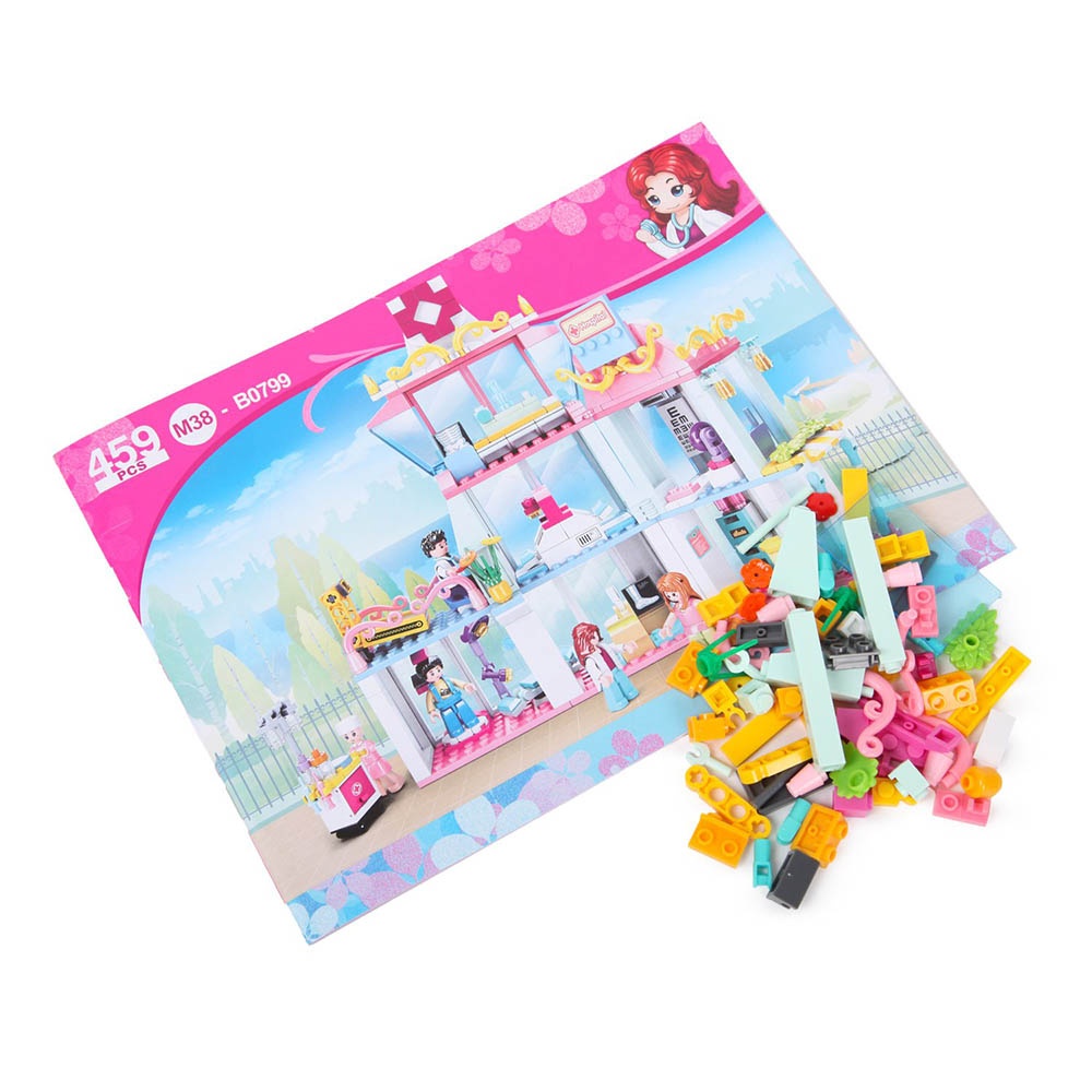 Sluban Building Set: Girls Dream - Hospital - 459pcs - Image 4