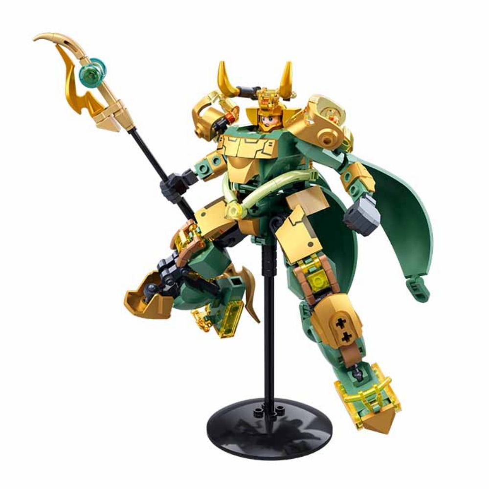 Sluban Building Set: Exosuit - Superhero Mech Armour - 207pcs - Image 3