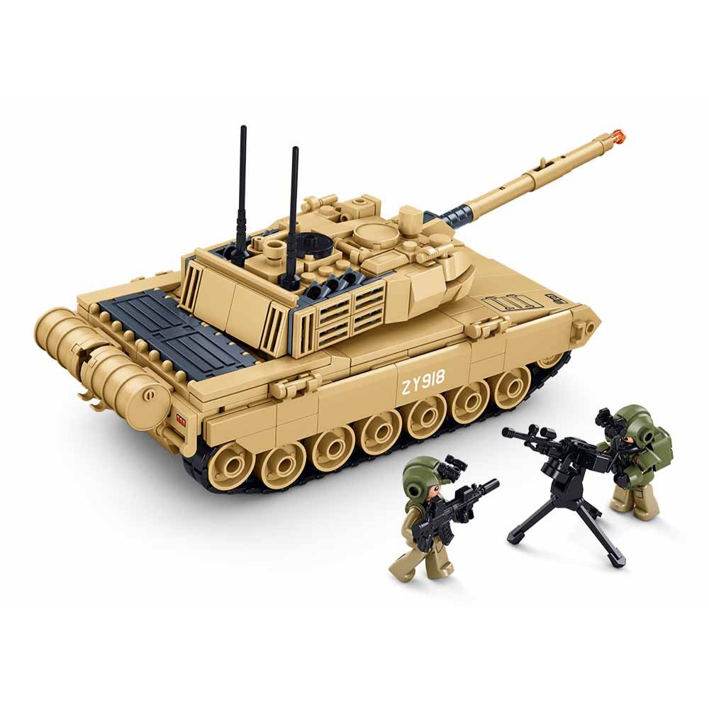Sluban Building Set: Army - Type 15 Light Tank 1/45 Scale - 411pcs - Image 3