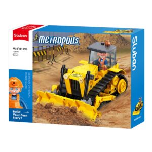Sluban Building Set: Metropolis - Heavy-Duty Bulldozer - 127pcs