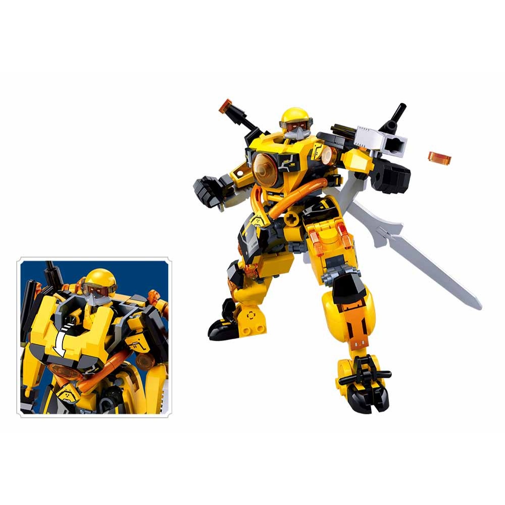Sluban Building Set: Exosuit - Superhero Mech Armour - 205pcs - Image 4
