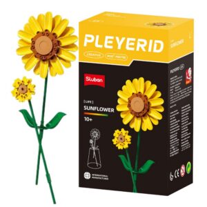 Sluban Building Set: Pleyerid - Flower Collection - Sunflower - 71pcs