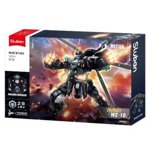 Sluban Building Set: Mecha - Exosuit WZ-10 Attack Helicopter Mech - 545pcs