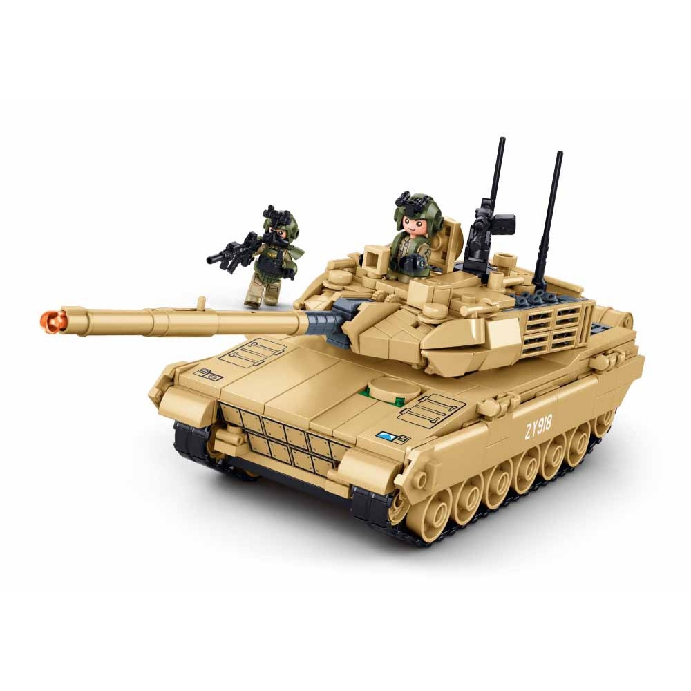 Sluban Building Set: Army - Type 15 Light Tank 1/45 Scale - 411pcs - Image 2