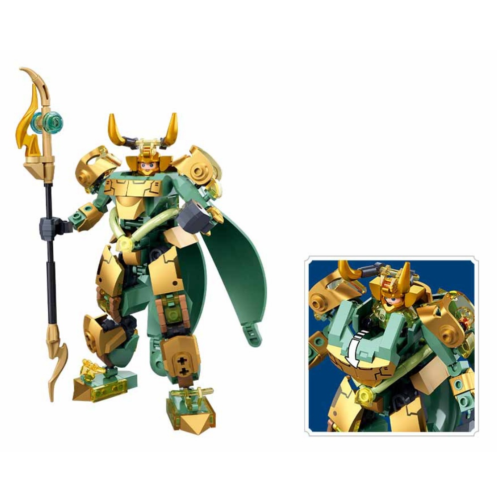 Sluban Building Set: Exosuit - Superhero Mech Armour - 207pcs - Image 4