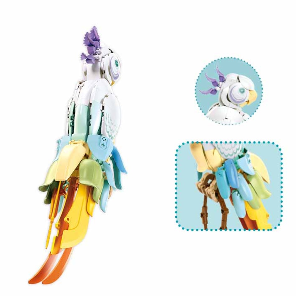 Sluban Building Set: Pleyerid - Cockatoo - 322pcs - Image 5