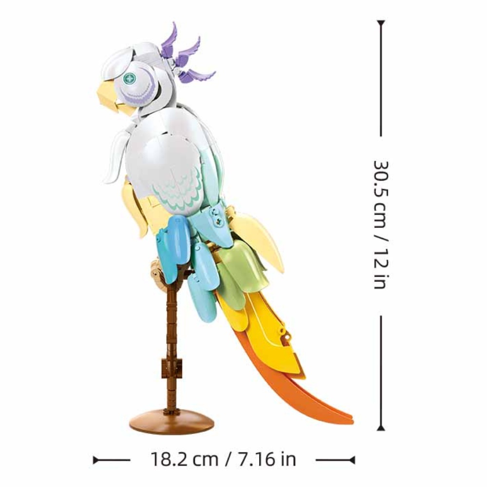 Sluban Building Set: Pleyerid - Cockatoo - 322pcs - Image 3
