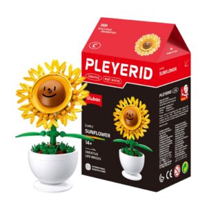 Sluban Building Set: Pleyerid - Potted Plants - Sunflower - 101pcs