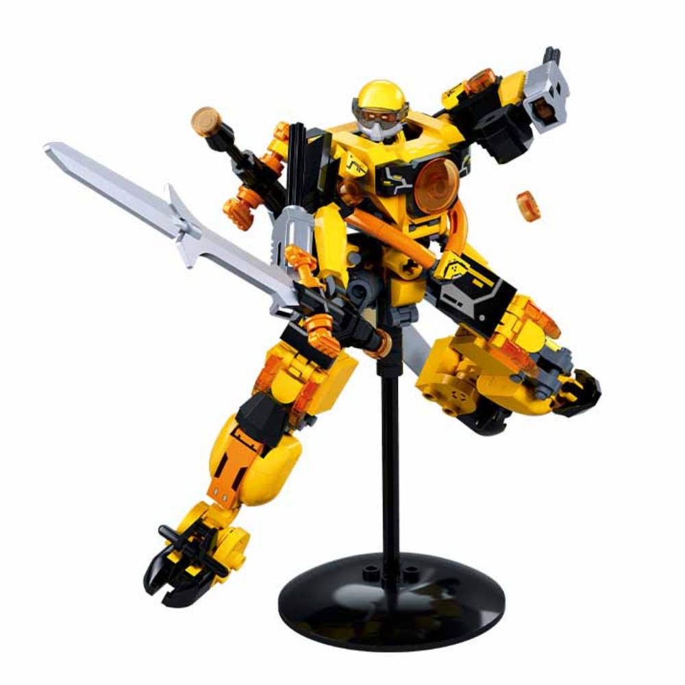 Sluban Building Set: Exosuit - Superhero Mech Armour - 205pcs - Image 3