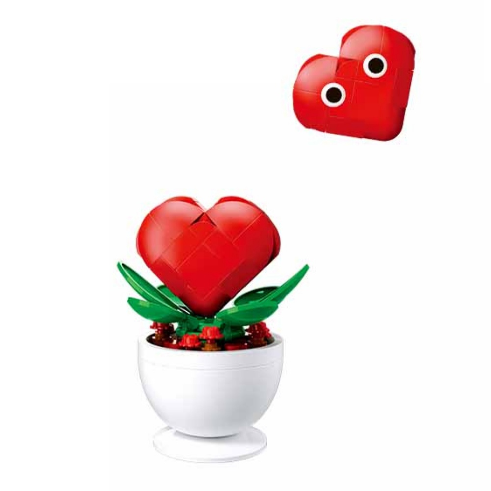 Sluban Building Set: Pleyerid - Potted Plants - Love Fruit 90pcs - Image 2
