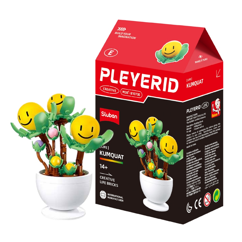 Sluban Building Set: Pleyerid - Potted Plants - Kumquat 87pcs